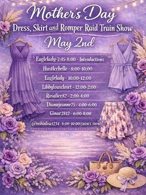 Mother's Day Dress, Skirt, Romper Raid Train Show